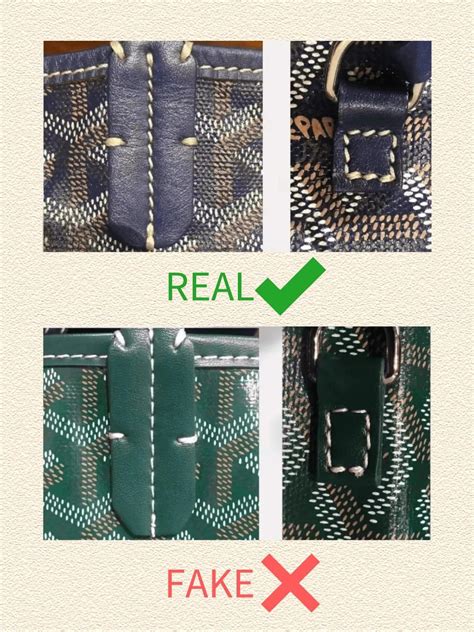 goyard how to tell fake|authentic goyard wallet.